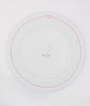 Assiettes : L’amour à table - Rose