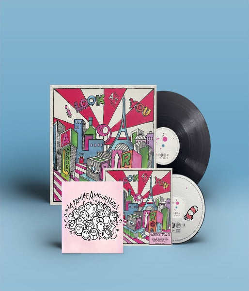 Pack / Double vinyle + CD + Dessin exclusif d'André - Compilation "Hotels Amour"