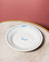 Assiette Amour Bleu Ciel
