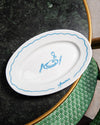 Assiette ovale coeur