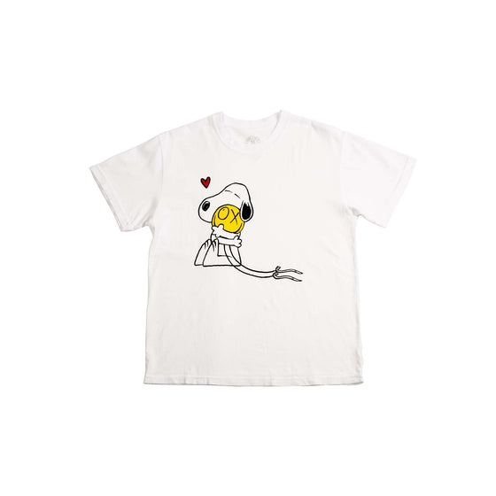 T-shirt Mr. A x Snoopy blanc
