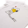 T-shirt Mr. A x Snoopy blanc
